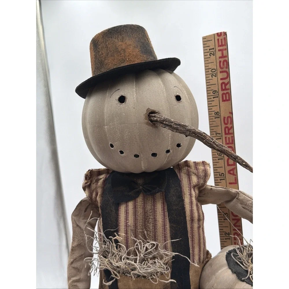 Primitive Folk Art Winter Doll 23